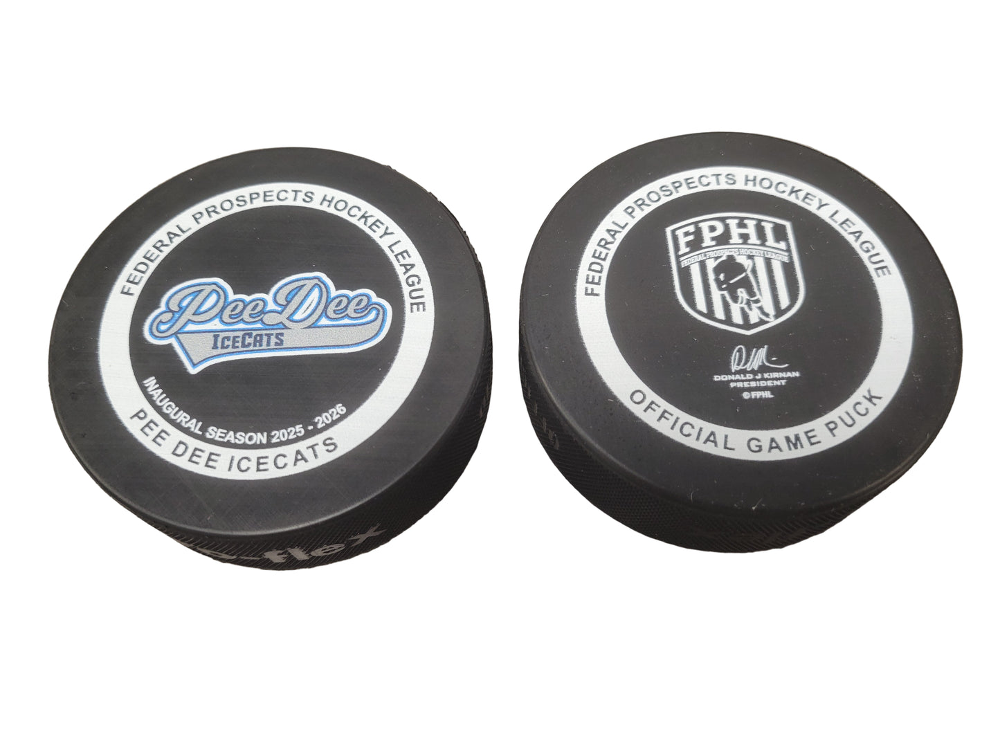 Pee Dee IceCats Logo Puck
