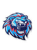 6 Inch Lion Head Decal