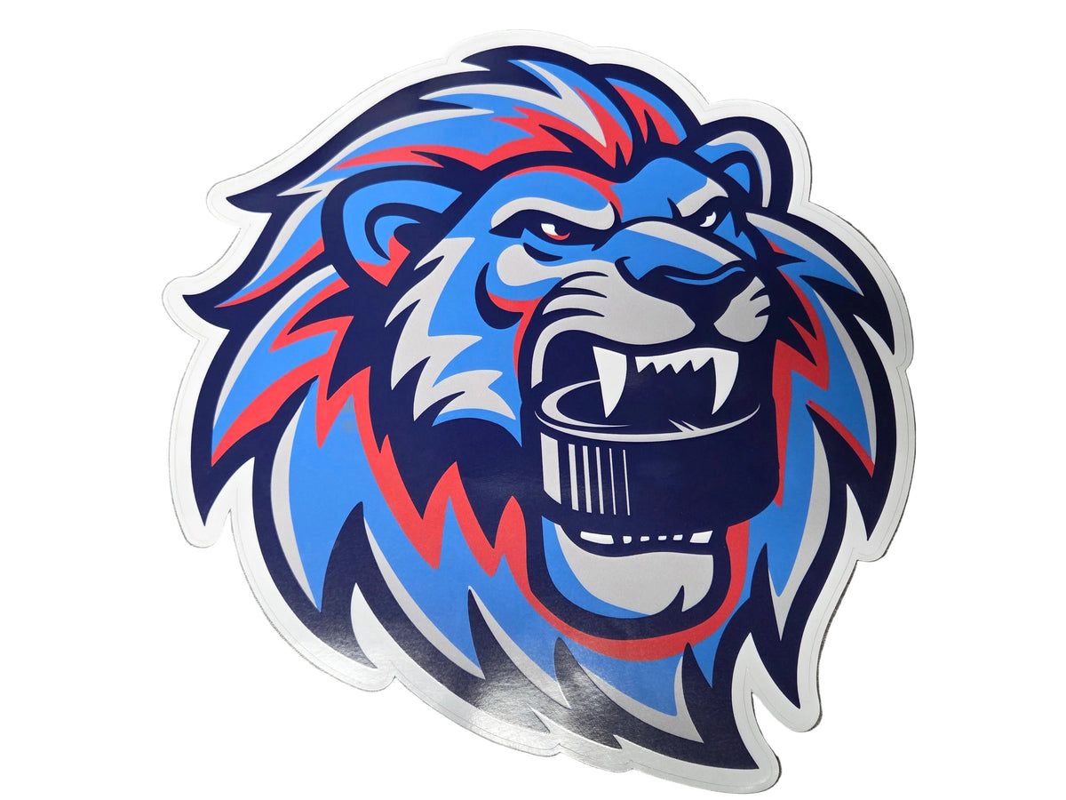 12 inch Lion Head Decal