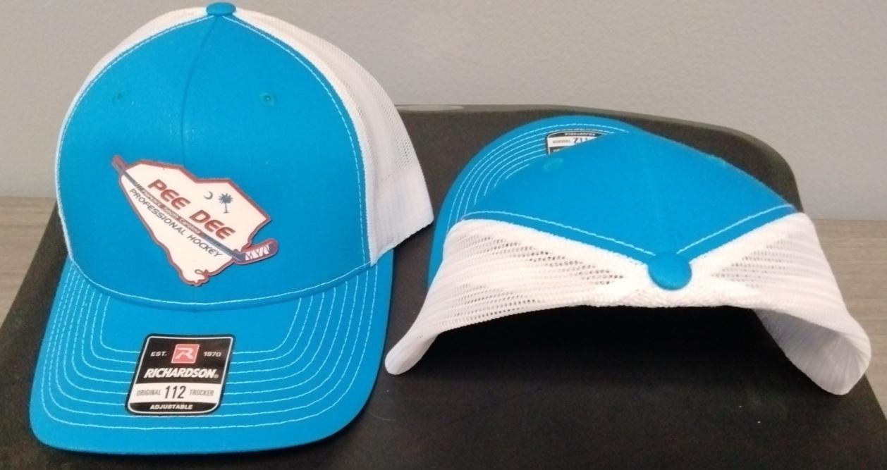 Pee Dee Blue & White Trucker Hat