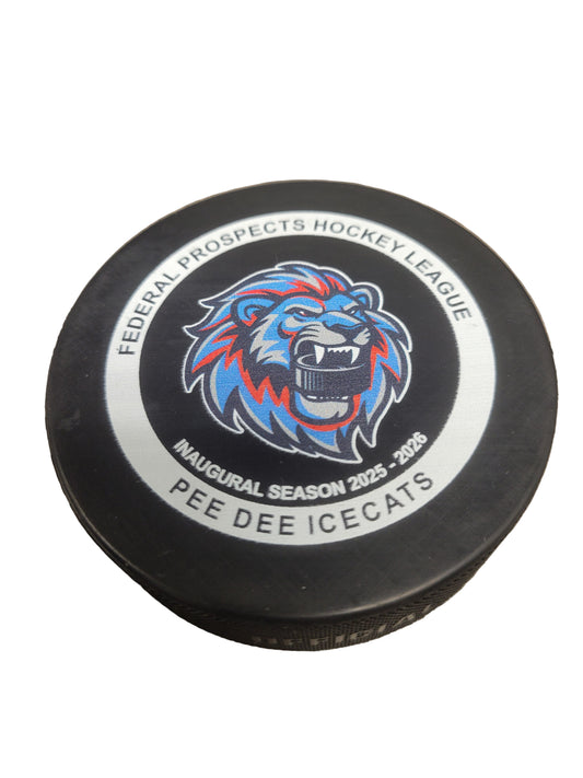 Lion Head Hockey Puck